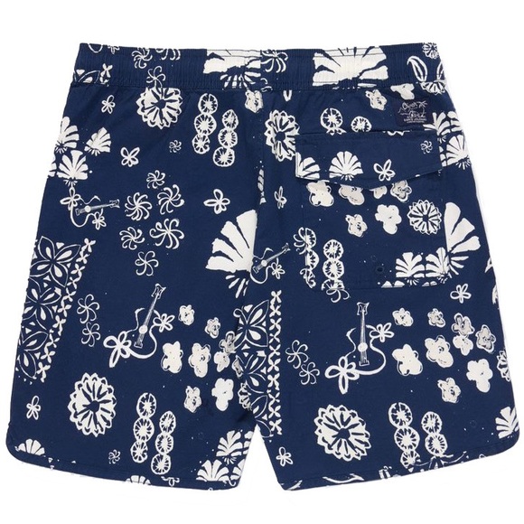 BANKS JOURNAL Navy / White Boardshort NWT - Picture 2 of 2